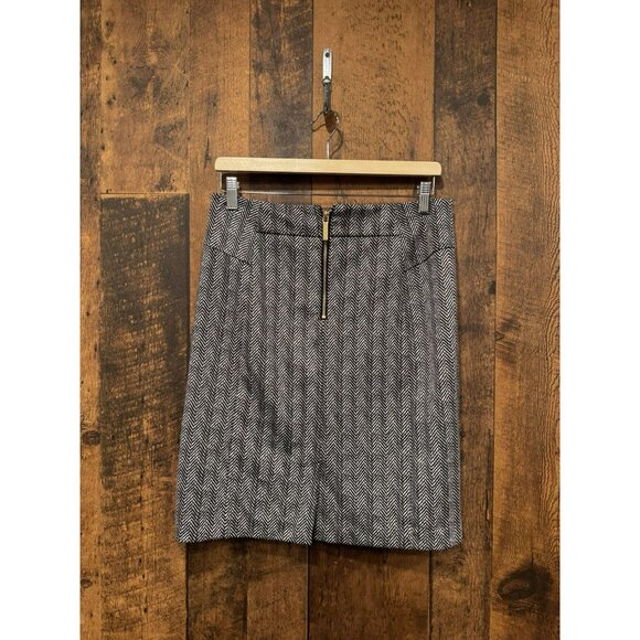 Michael Kors Herringbone Pencil Skirt Size 8 EUC - Picture 3 of 8